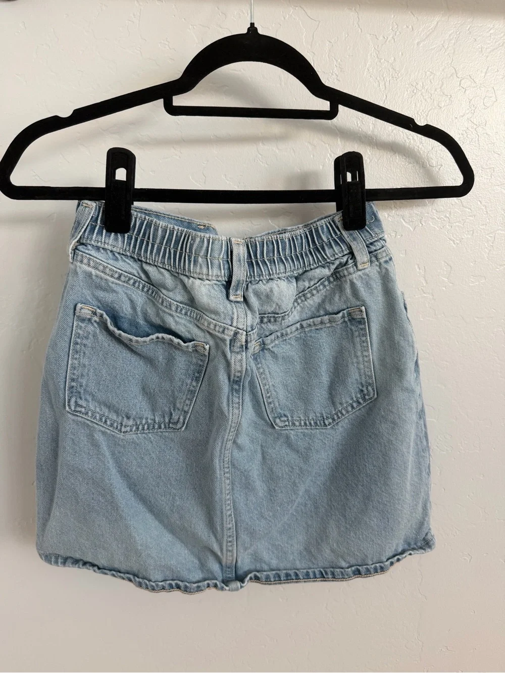 Old Navy Light Wash Denim Mini Skirt